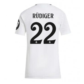 Real Madrid Antonio Rudiger #22 Hemmatröja Dam 2024-25 Kortärmad